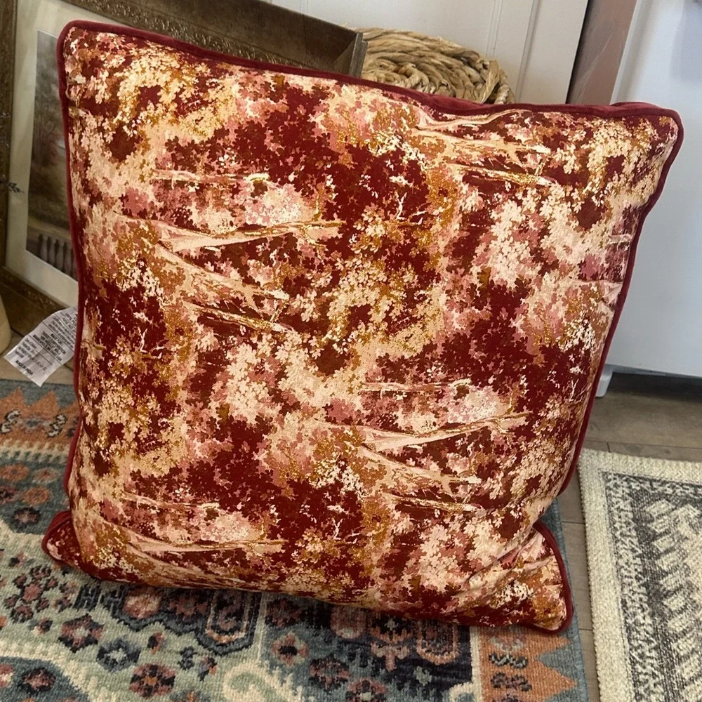 New Threshold X Studio McGee 24x24 Abstract Throw Pillow Abstract Tree Victorian